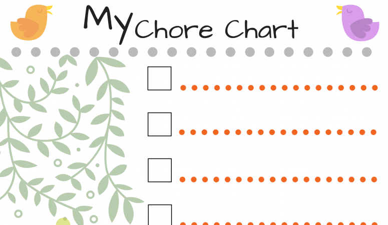 NEW! Enchanted Garden Theme Chore Chart