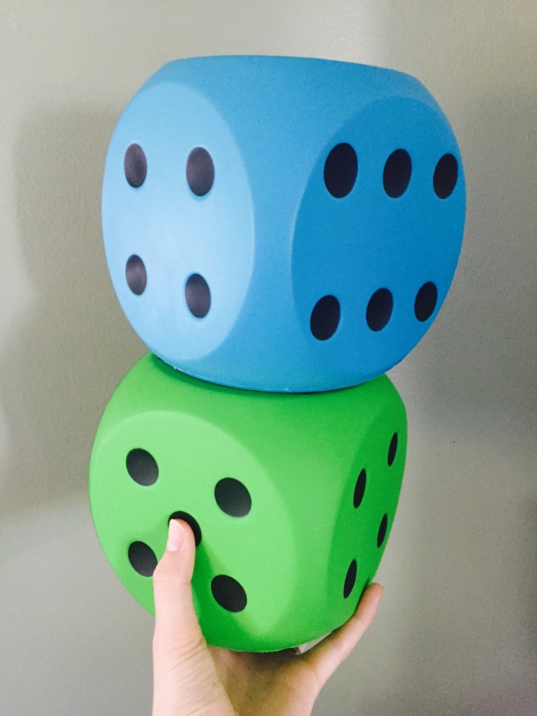 giant foam dice