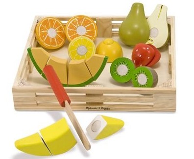 wooden food set melissa and doug