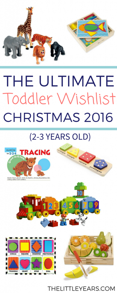 toddler Christmas wishlist