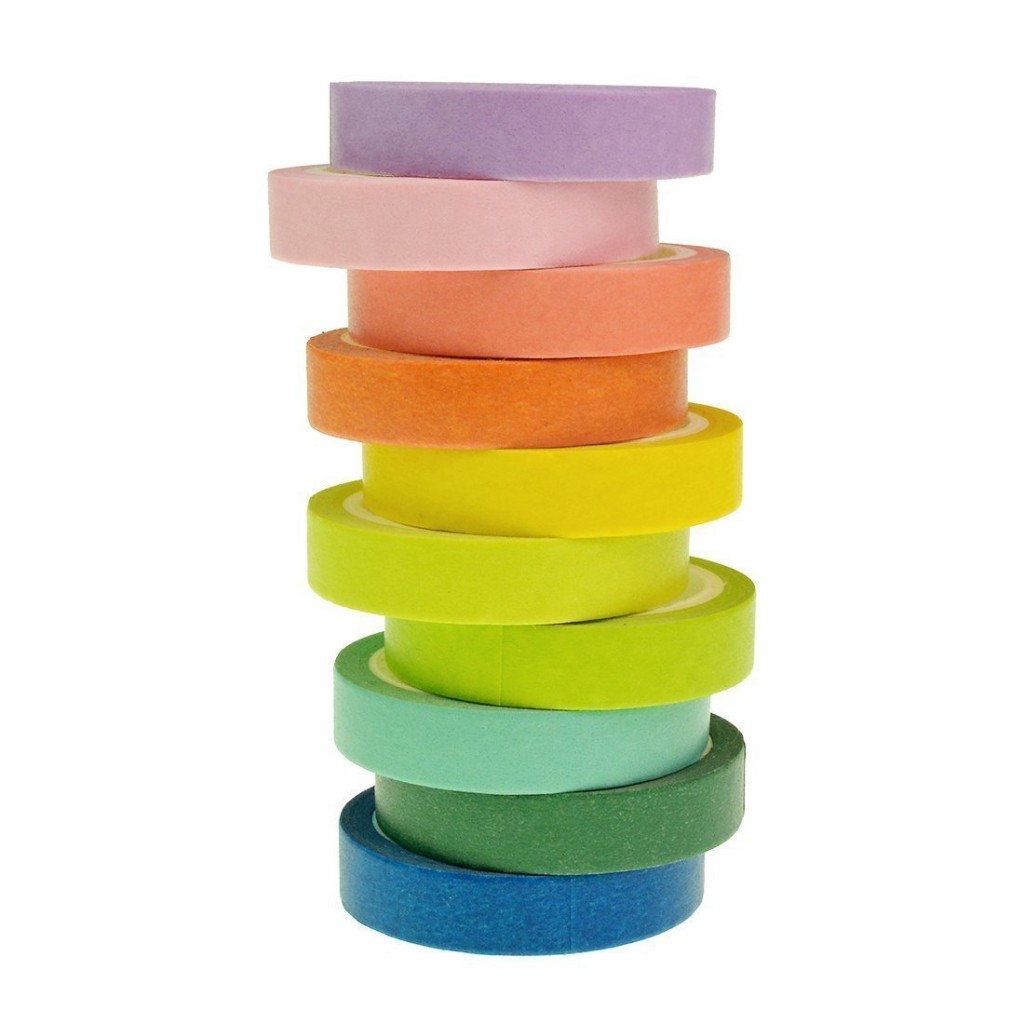 rainbow washi tape