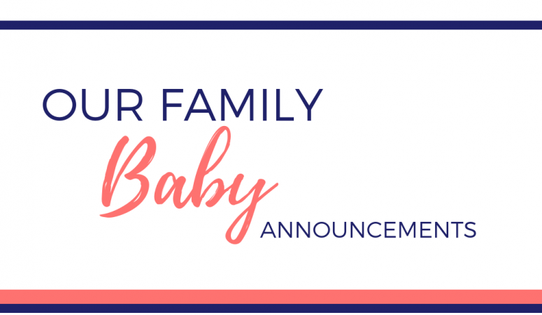 Thacker Family Baby Announcements