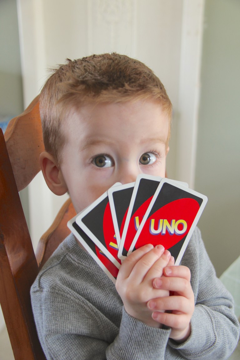 Uno for 2-5 year olds - Number & Color Recognition - The Little Years