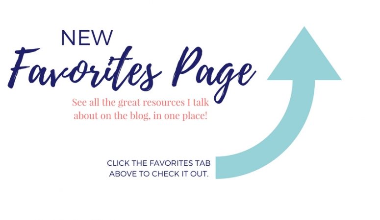 NEW! Favorites Page!